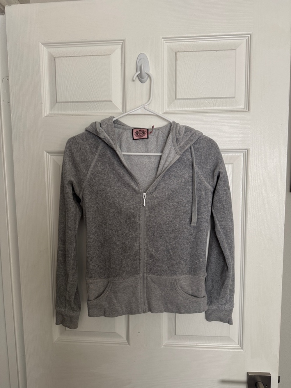 Juicy Couture Gray Zip-Up Hoodie